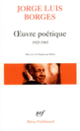 Couverture Œuvre poétique (Jorge Luis Borges)