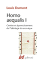 Couverture Homo aequalis I (Louis Dumont)