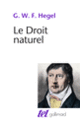Couverture Le Droit naturel (G.W.F. Hegel)