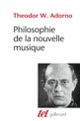 Couverture Philosophie de la nouvelle musique (Theodor W. Adorno)