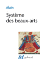 Couverture Système des Beaux-Arts ( Alain)