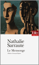Sarraute, Le Mensonge