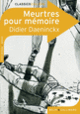 Couverture Meurtres pour mémoire (Didier Daeninckx) Couverture Meurtres pour mémoire (Didier Daeninckx)