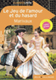 Couverture Le Jeu de l'amour et du hasard ( Marivaux)