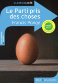 Couverture Le Parti pris des choses ()