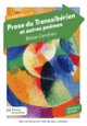 Couverture Prose du Transsibérien et autres poèmes (Blaise Cendrars)