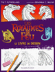 Couverture Les Royaumes de Feu - Le Livre de dessin officiel (Collectif(s) Collectif(s))