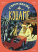 Couverture Commissaire Kouamé, 2 Un homme tombe avec son ombre (export) (Marguerite Abouet,Donatien Mary)