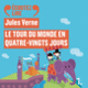 Couverture Le tour du monde en quatre-vingts jours (Jules Verne)