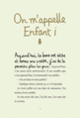 Couverture On m'appelle Enfant i (Steve Tasane)