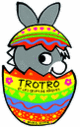 Couverture Trotro et les œufs de Pâques (Bénédicte Guettier)