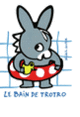 Couverture Le bain de Trotro (Bénédicte Guettier)