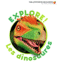 Couverture Explore! Les dinosaures (Delphine Badreddine)