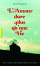 Couverture L'amour dure plus qu'une vie (Ann Brashares)