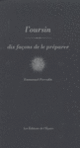Couverture L'oursin, dix façons de le préparer (Emmanuel Perrodin)