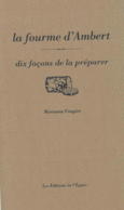 Couverture La fourme d'Ambert ()