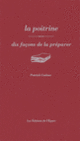 Couverture La poitrine, dix façons de la préparer (Patrick Cadour)