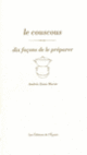 Couverture Le couscous, dix façons de le préparer (Andree Zana-Murat)