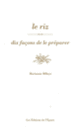 Couverture Le riz, dix façons de le préparer (Marianne Mbaye)