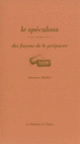 Couverture Le speculoos, dix façons de le préparer (Laurence Quelen)
