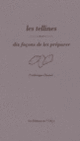 Couverture Les tellines, dix façons de les préparer (Frédérique Chastel)