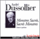 Couverture Monstres Sacrés, Sacrés Monstres (André Dussollier)
