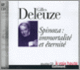 Couverture Spinoza : immortalité et éternité (Gilles Deleuze)