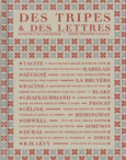 Couverture Des tripes et des lettres (,Sébastien Lapaque)
