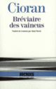 Couverture Bréviaire des vaincus ( Cioran)
