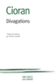 Couverture Divagations ( Cioran)