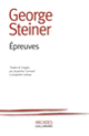 Couverture Épreuves (George Steiner)