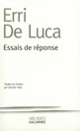 Couverture Essais de réponse (Erri De Luca)
