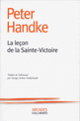 Couverture La Leçon de la Sainte-Victoire (Peter Handke)