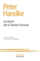 Couverture La Leçon de la Sainte-Victoire (Peter Handke)