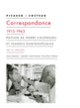 Couverture Correspondance (Jean Cocteau,Pablo Picasso)