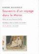 Couverture Souvenirs d'un voyage dans le Maroc (Eugène Delacroix)