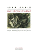 Couverture Une leçon d'abîme (Jean Clair)