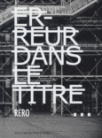 Couverture Erreur dans le titre ()