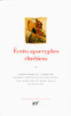Couverture Écrits apocryphes chrétiens (Collectif(s) Collectif(s))