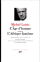 Couverture L'Age d'homme/L'Afrique fantôme (Michel Leiris)