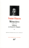 Couverture Mémoires / Additions au Journal de Dangeau ()