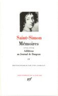 Couverture Mémoires / Additions au Journal de Dangeau ()