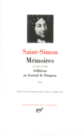 Couverture Mémoires / Additions au Journal de Dangeau ()