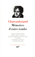 Couverture Mémoires d'outre-tombe ()