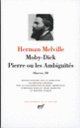 Couverture Moby-Dick – Pierre ou Les Ambiguïtés (Herman Melville) Couverture Moby-Dick – Pierre ou Les Ambiguïtés (Herman Melville)