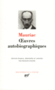 Couverture Œuvres autobiographiques (François Mauriac)