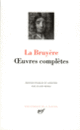 Couverture Œuvres complètes (Jean de La Bruyère)