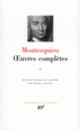 Couverture Œuvres complètes ( Montesquieu) Couverture Œuvres complètes ( Montesquieu)