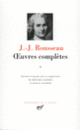 Couverture Œuvres complètes (Jean-Jacques Rousseau)