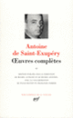 Couverture Œuvres complètes (Antoine de Saint-Exupéry)
